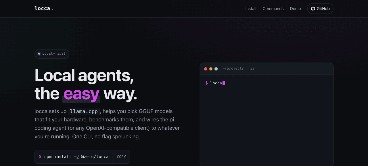 Locca - Local AI Coding Agents