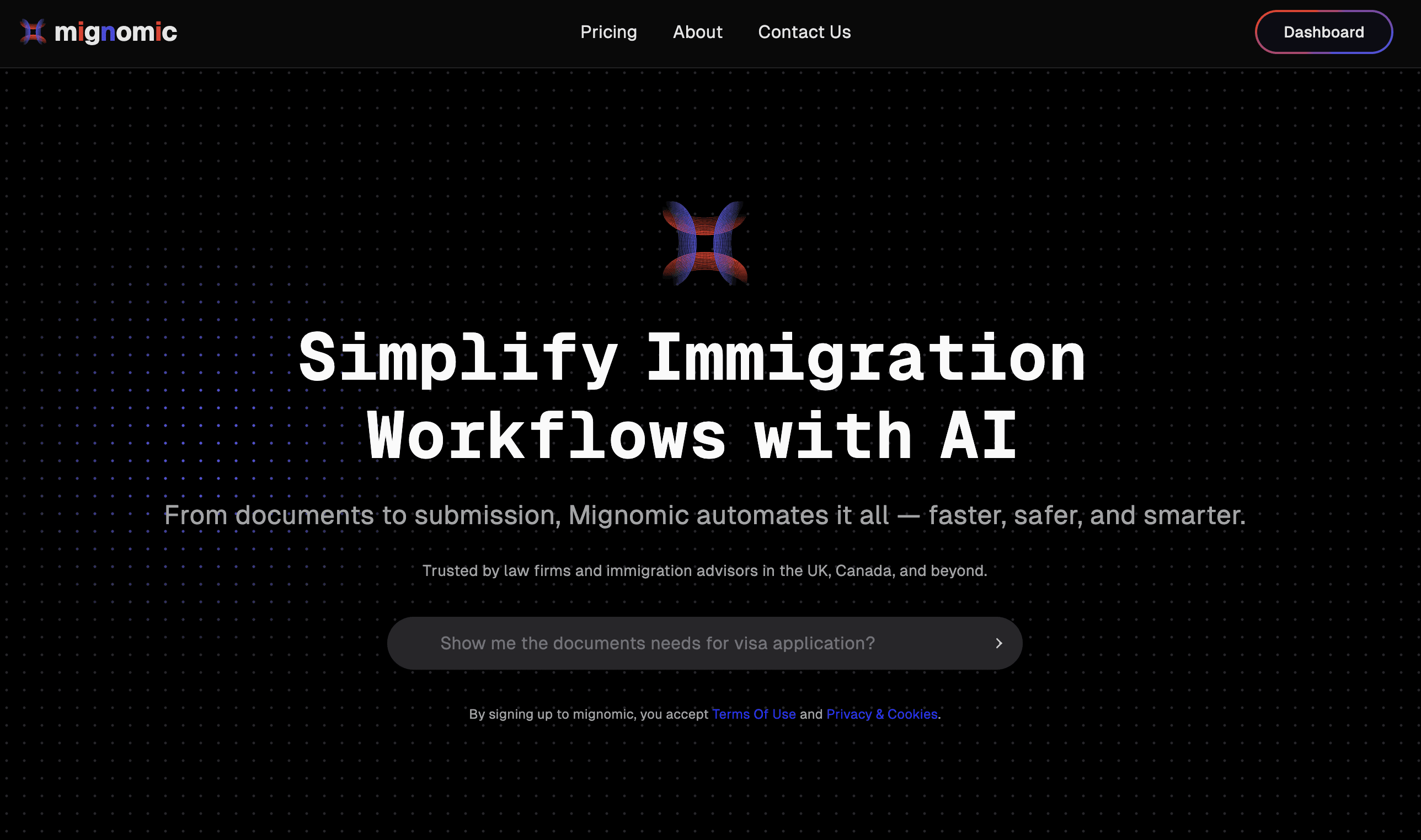 Mignomic - AI Immigration Platform