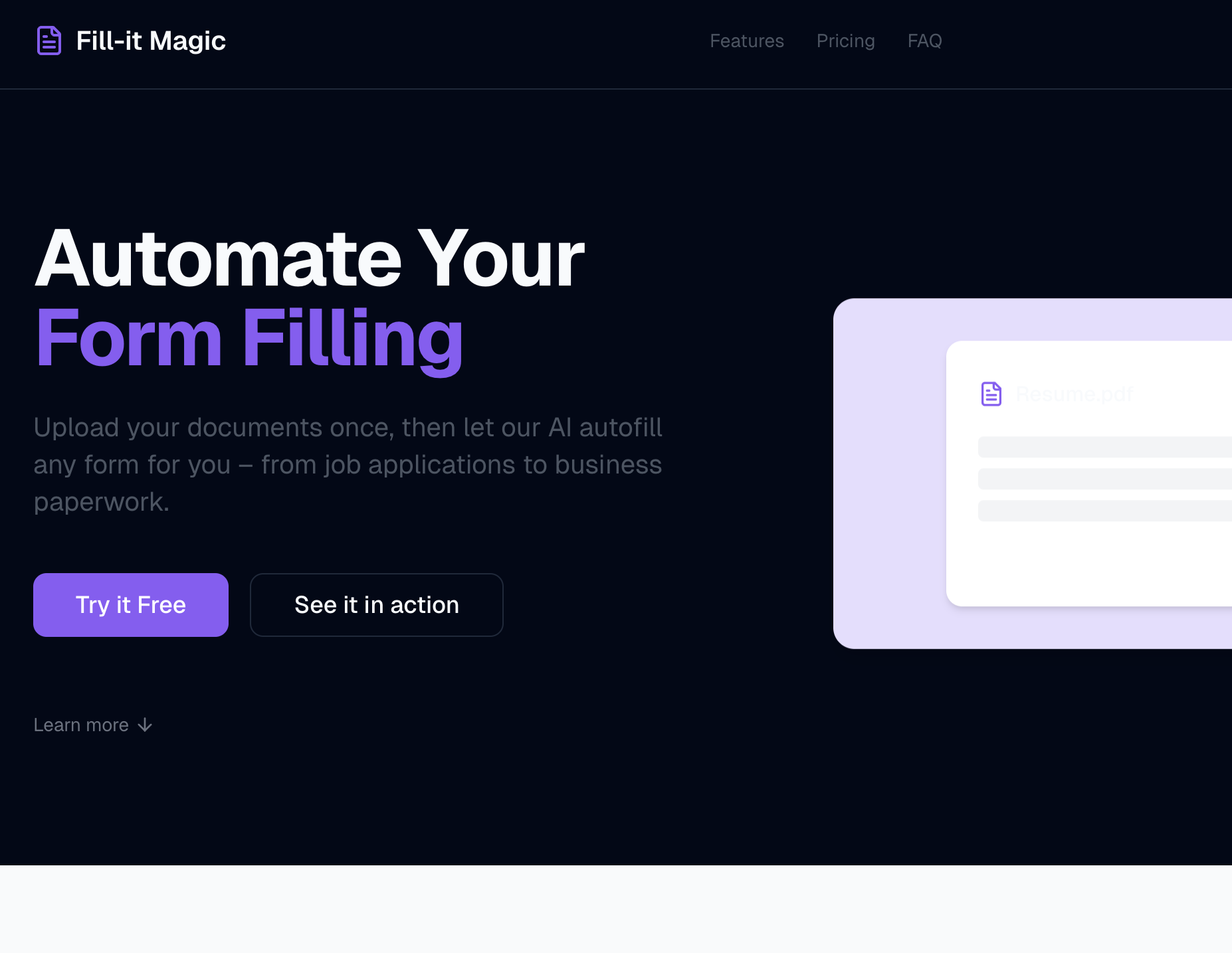 fill-it magic